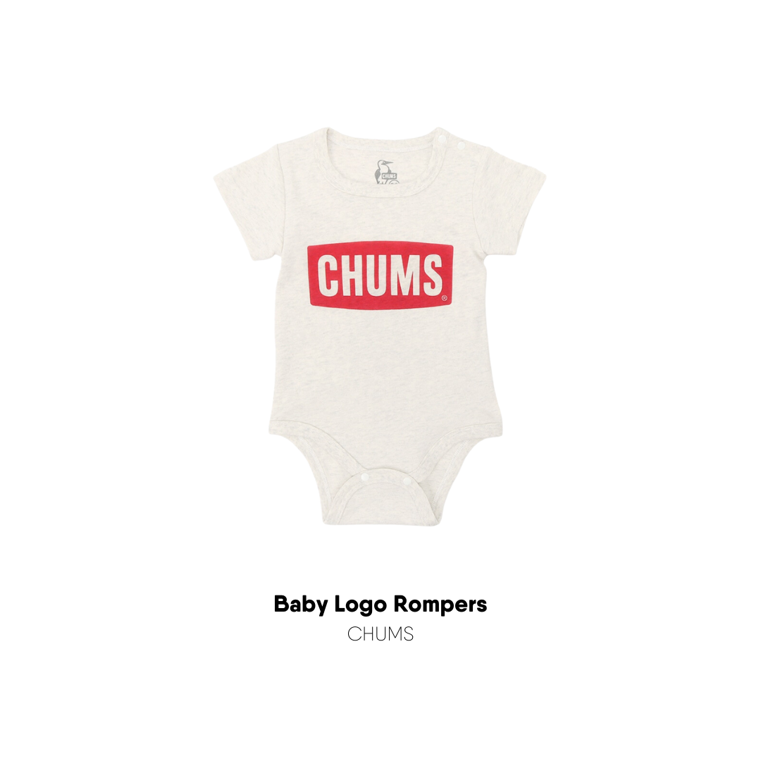 Baby Logo Rompers | CHUMS ชุดรอมเปอร์แขนสั้นสําหรับเด็กทารก