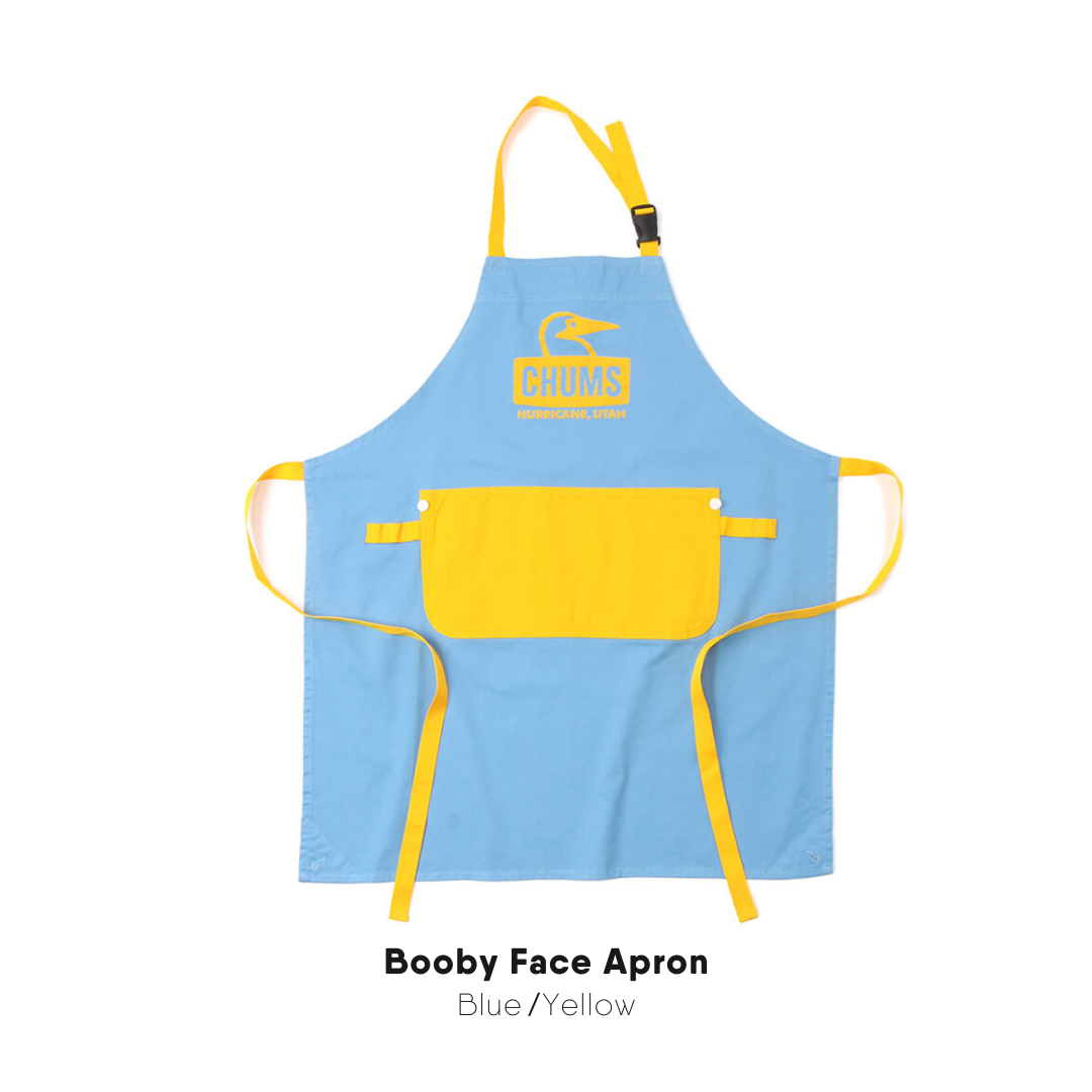 Booby Face Apron l CHUMS ผ้ากันเปื้อนสีสันสดใส โดดเด่น