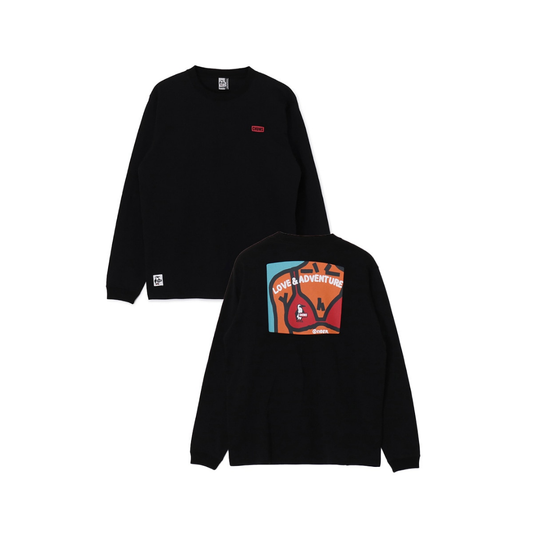 Kaseki Cider Hurricane Girl Brushed L/S T-Shirt | CHUMS