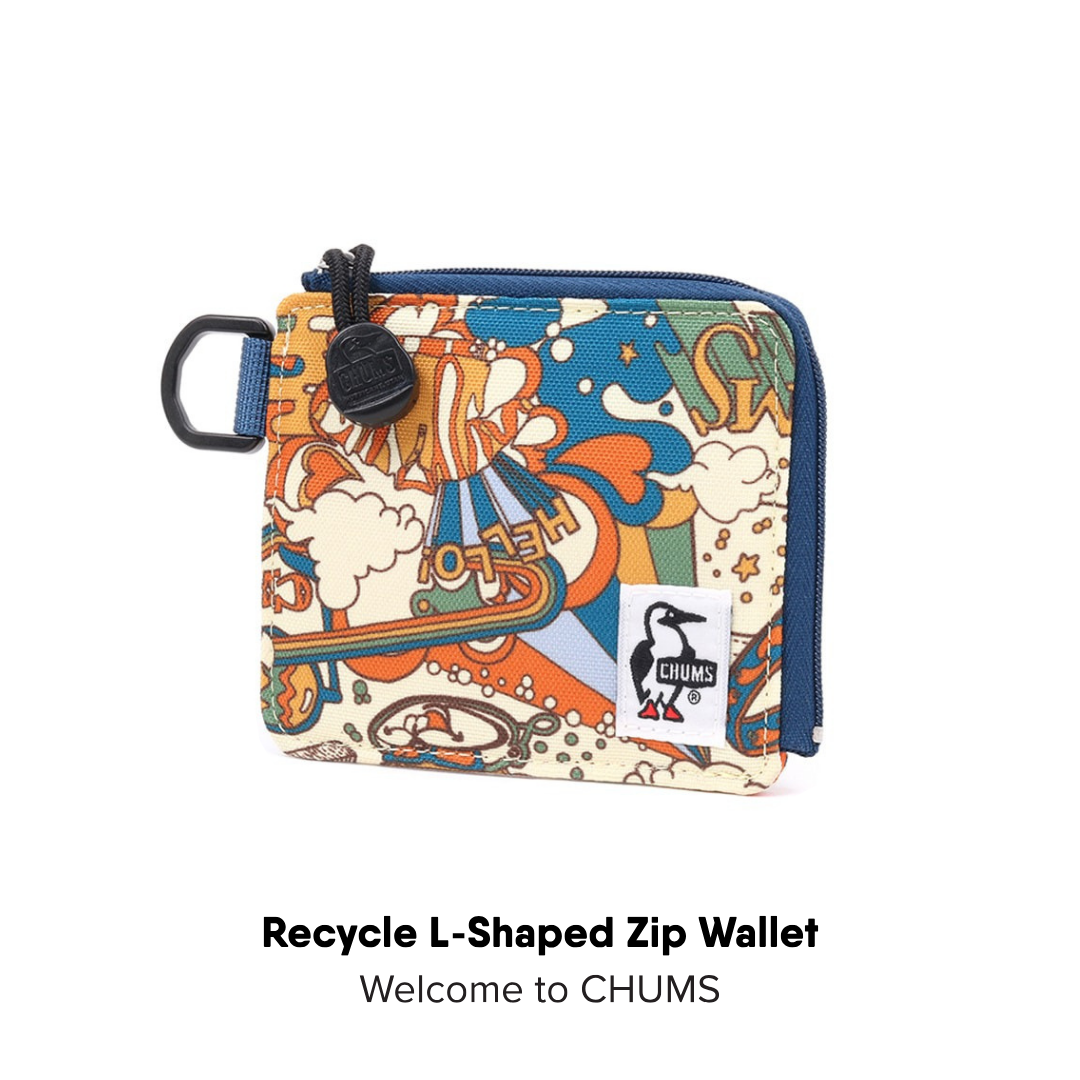 Recycle L-Shaped Zip Wallet | CHUMS