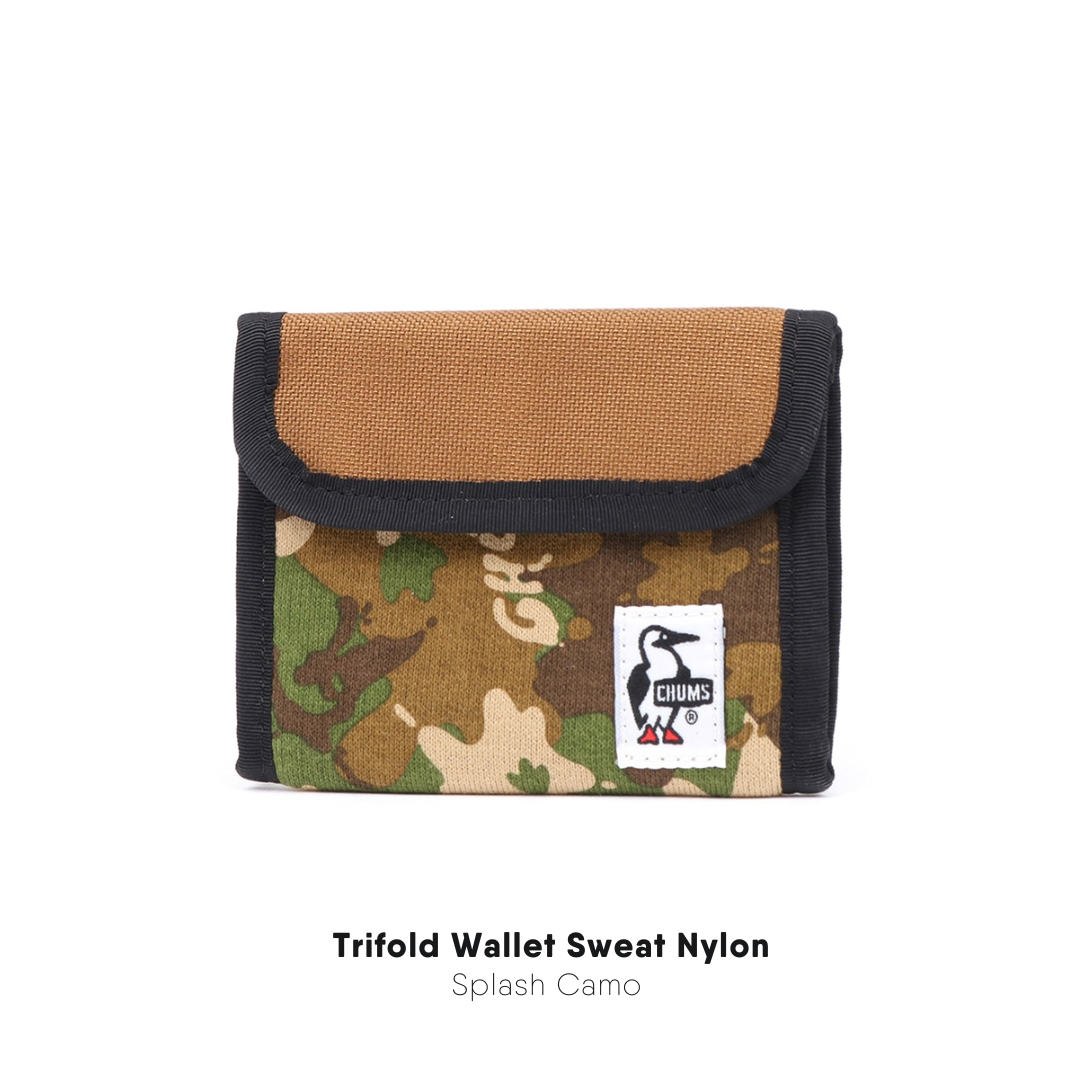 Trifold Wallet Sweat Nylon l CHUMS