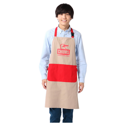 Booby Face Apron l CHUMS  ผ้ากันเปื้อนสีสันสดใส โดดเด่น