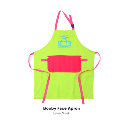 Booby Face Apron l CHUMS  ผ้ากันเปื้อนสีสันสดใส โดดเด่น