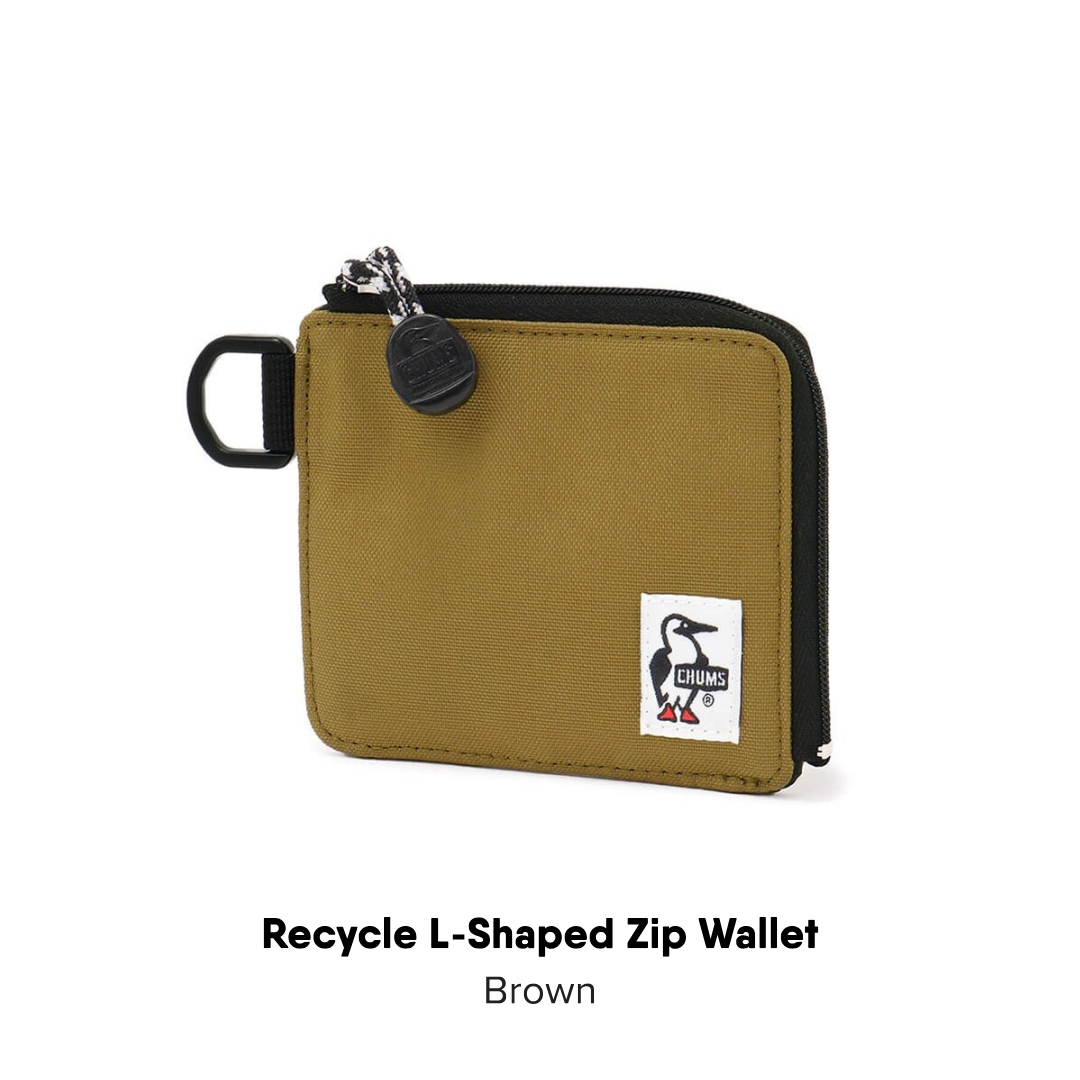 Recycle L-Shaped Zip Wallet | CHUMS
