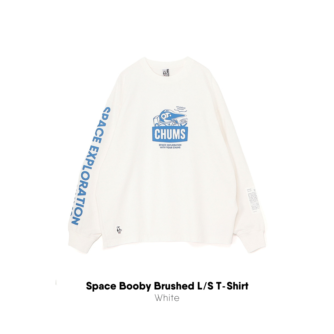 Space Booby Brushed L/S T-Shirt | CHUMS