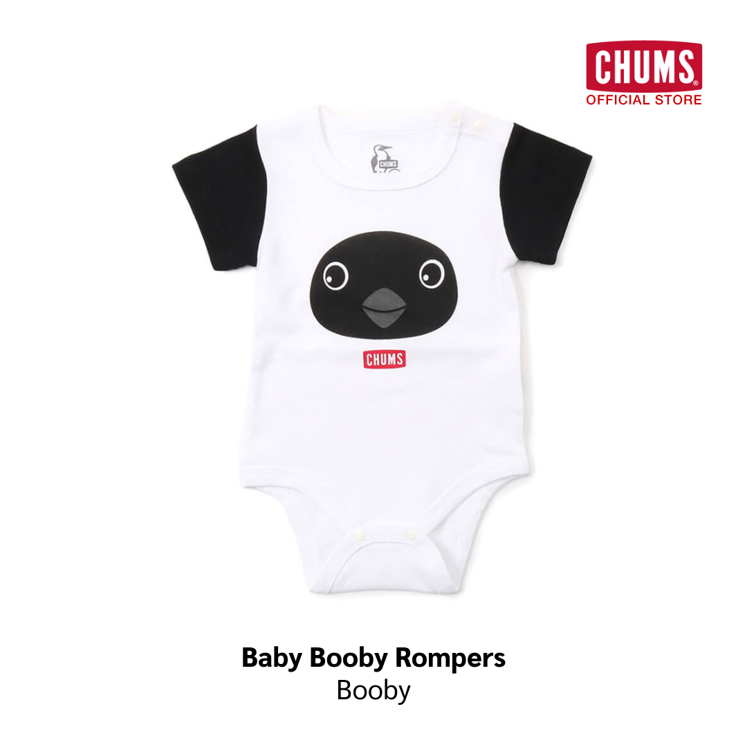 CHUMS Baby Booby Rompers / ชุดจั๊มสูท รอมเปอร์ แขนสั้น สําหรับเด็กทารกแรกเกิด อายุ 0-1 ขวบ newborn ผ้าฝ้าย ชัมส์