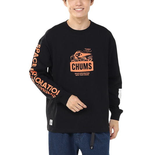 Space Booby Brushed L/S T-Shirt | CHUMS