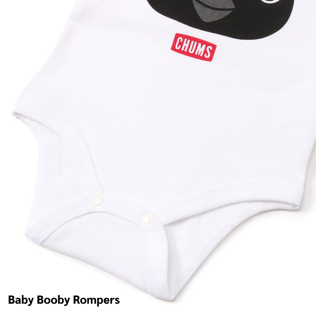 CHUMS Baby Booby Rompers / ชุดจั๊มสูท รอมเปอร์ แขนสั้น สําหรับเด็กทารกแรกเกิด อายุ 0-1 ขวบ newborn ผ้าฝ้าย ชัมส์