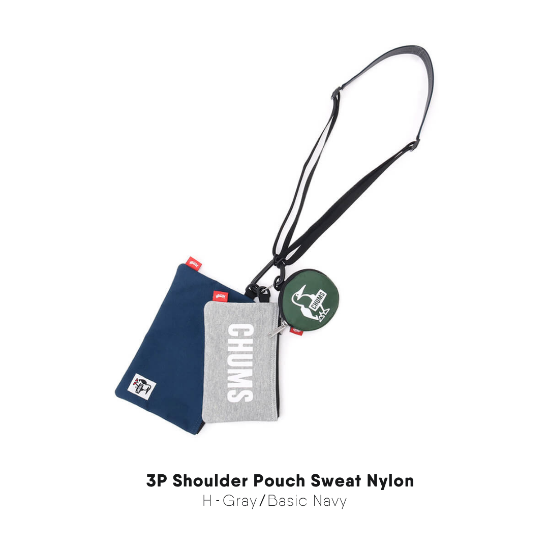 3P Shoulder Pouch Sweat Nylon | CHUMS
