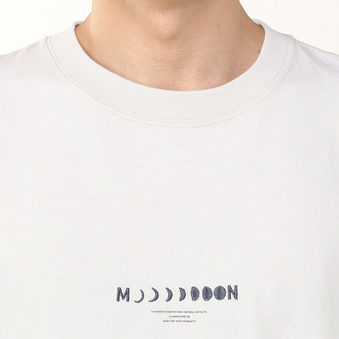 Space Booby Moon Brushed L/S T-Shirt | CHUMS
