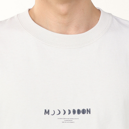 Space Booby Moon Brushed L/S T-Shirt | CHUMS
