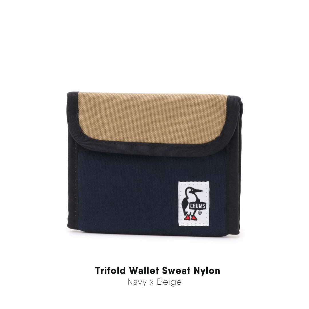 Trifold Wallet Sweat Nylon l CHUMS