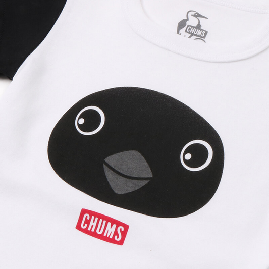 CHUMS Baby Booby Rompers / ชุดจั๊มสูท รอมเปอร์ แขนสั้น สําหรับเด็กทารกแรกเกิด อายุ 0-1 ขวบ newborn ผ้าฝ้าย ชัมส์