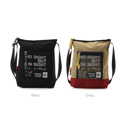26 Monkey Magic Mesh Pocket Vertical Shoulder Bag l CHUMS