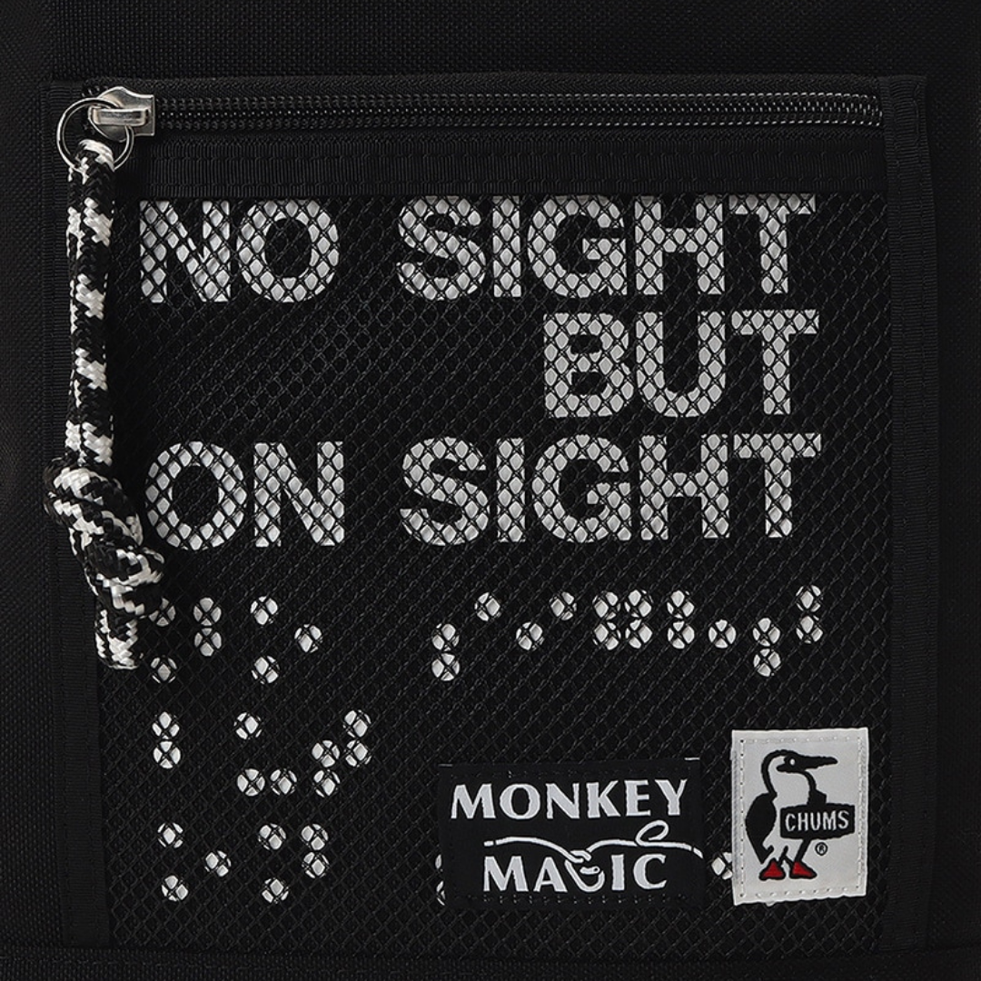 26 Monkey Magic Mesh Pocket Vertical Shoulder Bag l CHUMS
