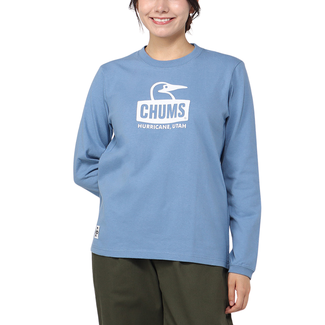 Booby Face Brushed L/S T-Shirt l CHUMS