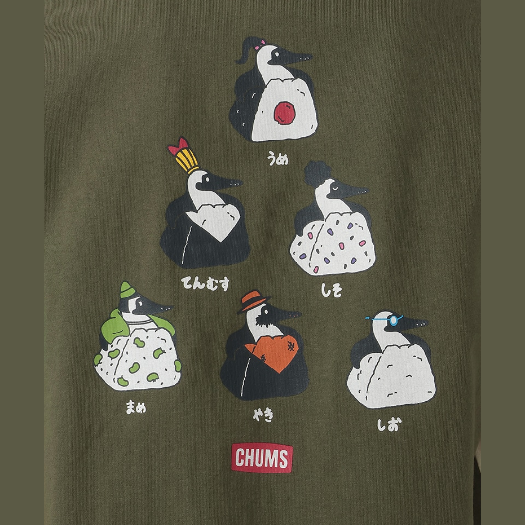 Booby Onigiri Friends T-Shirts l CHUMS