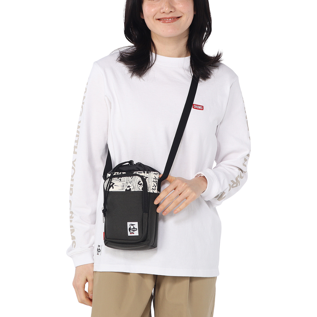 Bottle Sling Shoulder Bag Sweat Nylon l CHUMS