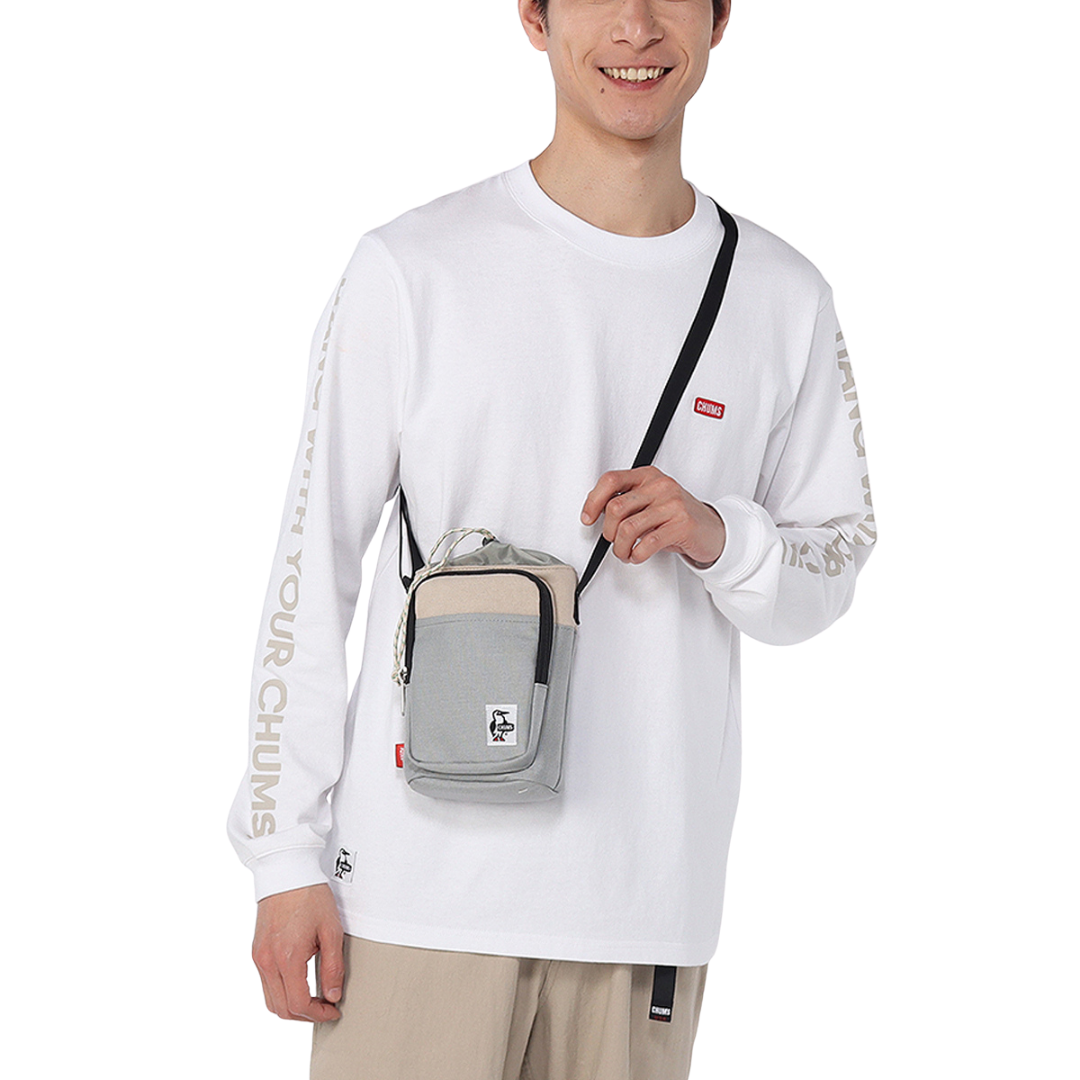Bottle Sling Shoulder Bag Sweat Nylon l CHUMS