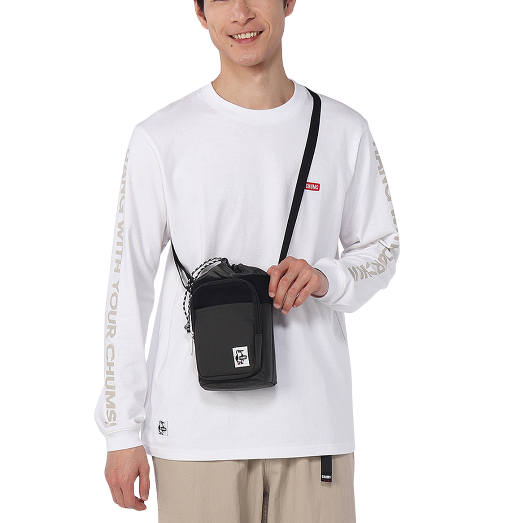 Bottle Sling Shoulder Bag Sweat Nylon l CHUMS