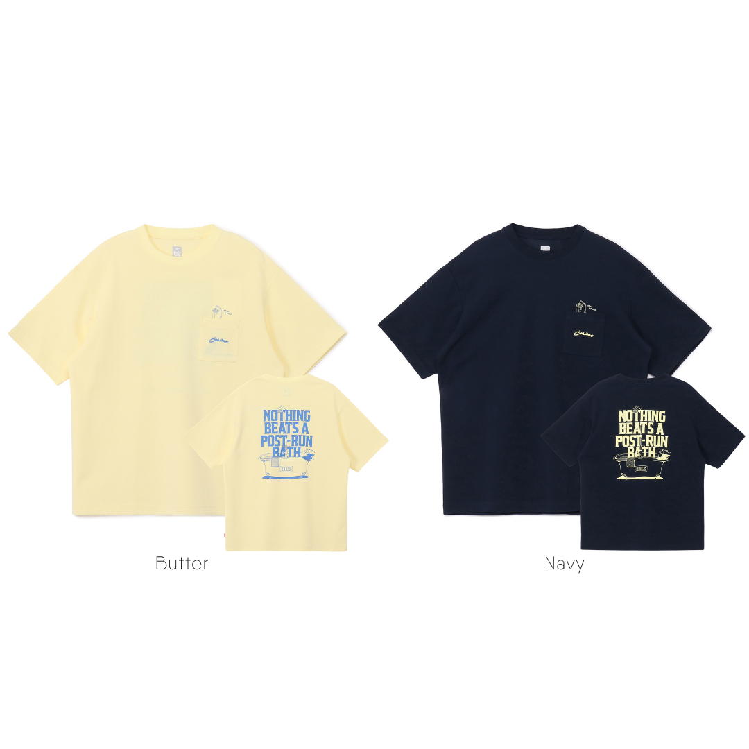 CD Post-Run Bath Pocket T-Shirt l CHUMS