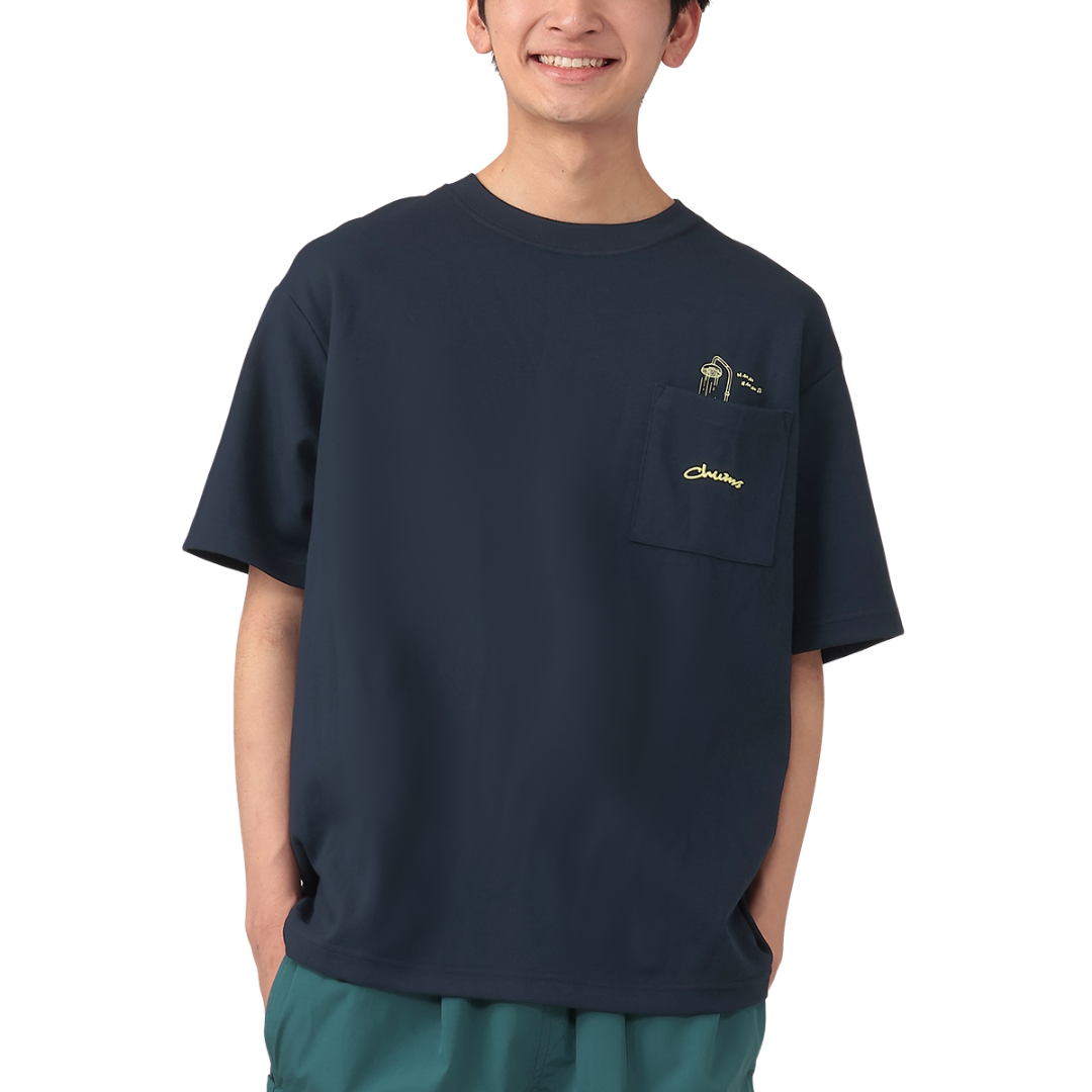 CD Post-Run Bath Pocket T-Shirt l CHUMS