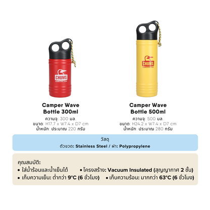 Camper Wave Bottle 300ml l CHUMS