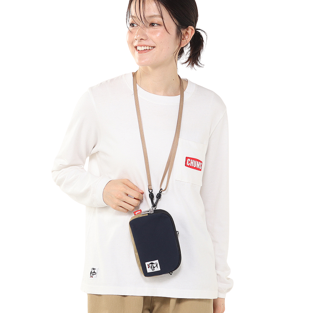 Halter Neck Mini Bag Sweat Nylon l CHUMS