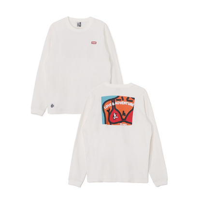 Kaseki Cider Hurricane Girl Brushed L/S T-Shirt | CHUMS