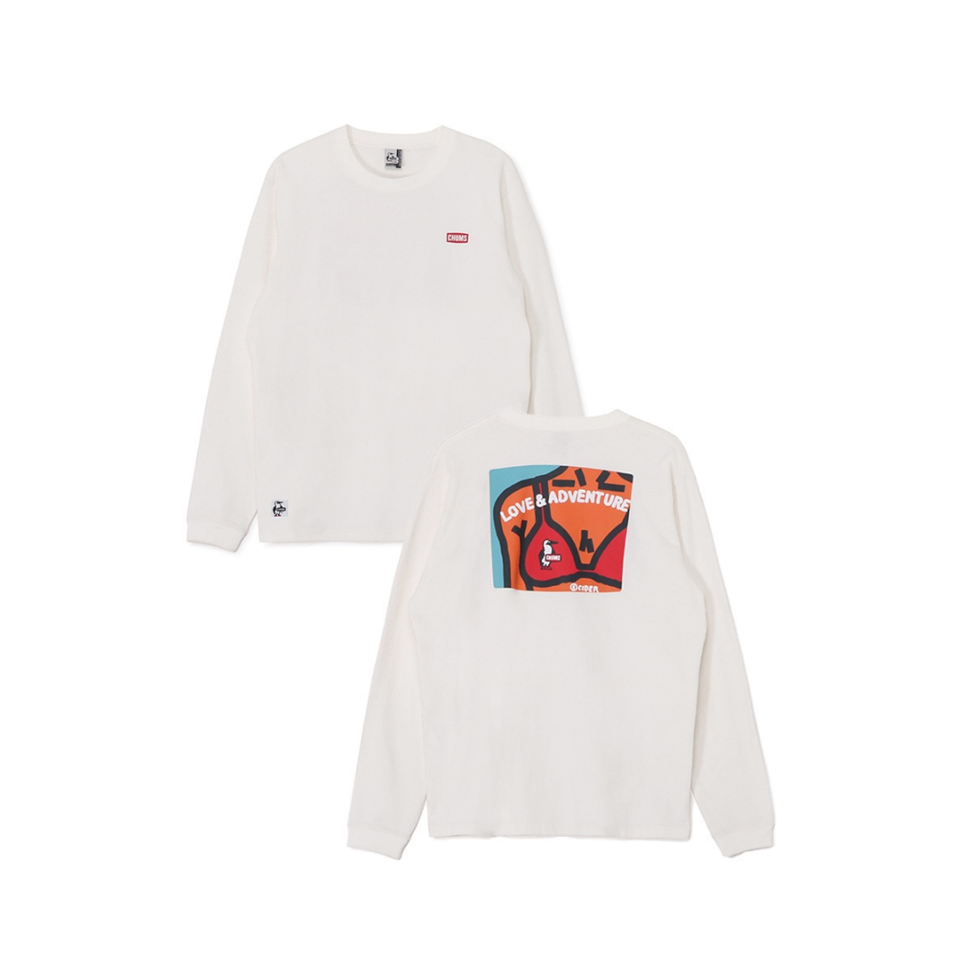Kaseki Cider Hurricane Girl Brushed L/S T-Shirt | CHUMS