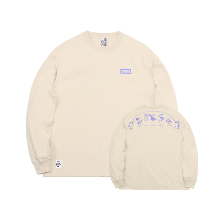 Oversized Large Jump Rope Brushed L/S T-Shirt l CHUMS