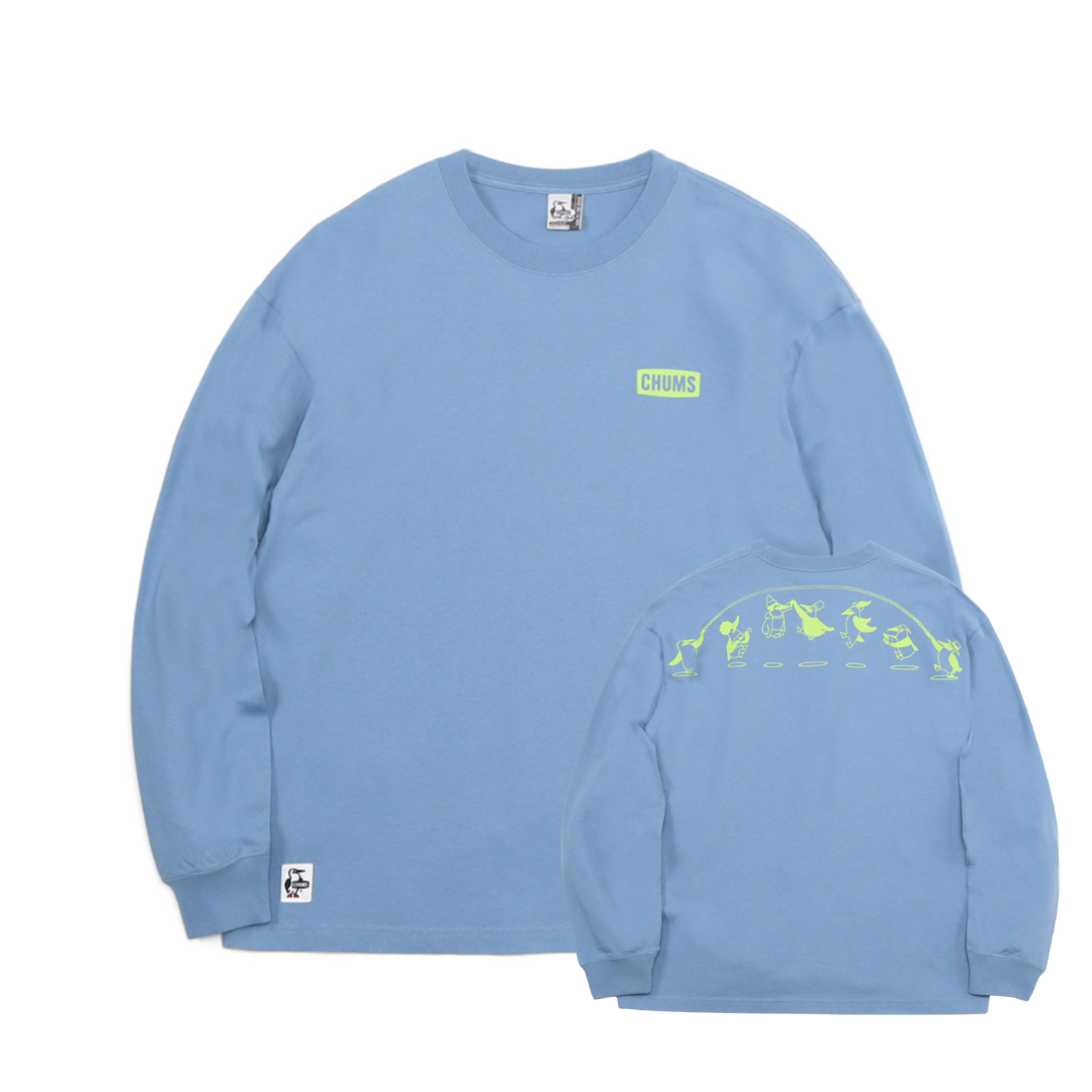 Oversized Large Jump Rope Brushed L/S T-Shirt l CHUMS