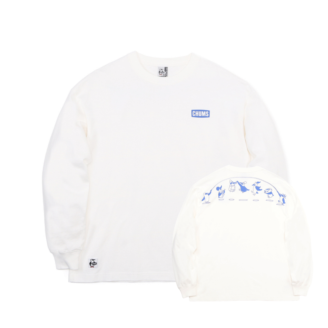 Oversized Large Jump Rope Brushed L/S T-Shirt l CHUMS