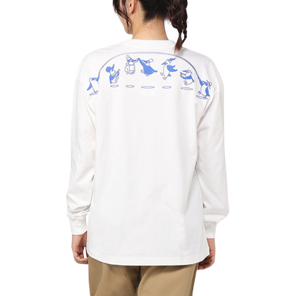 Oversized Large Jump Rope Brushed L/S T-Shirt l CHUMS