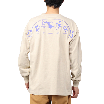 Oversized Large Jump Rope Brushed L/S T-Shirt l CHUMS