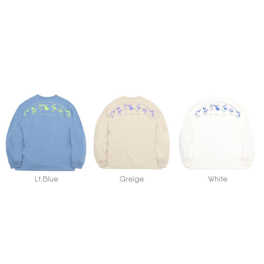 Oversized Large Jump Rope Brushed L/S T-Shirt l CHUMS
