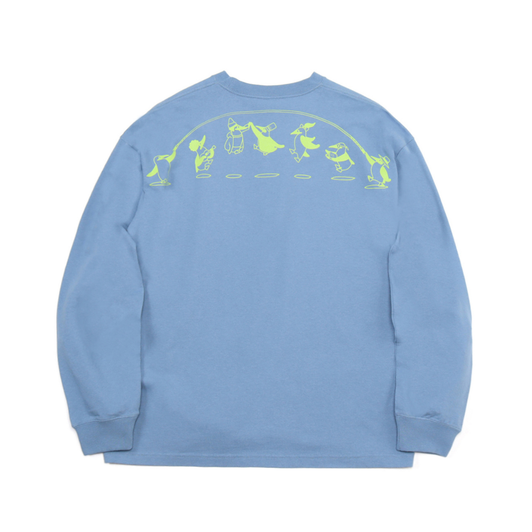 Oversized Large Jump Rope Brushed L/S T-Shirt l CHUMS