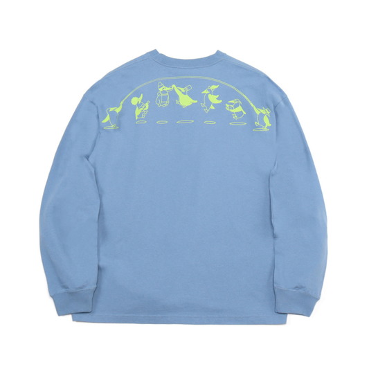 Oversized Large Jump Rope Brushed L/S T-Shirt l CHUMS