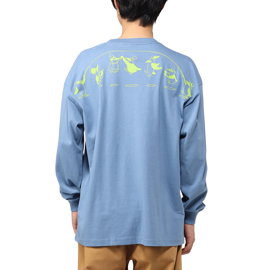 Oversized Large Jump Rope Brushed L/S T-Shirt l CHUMS