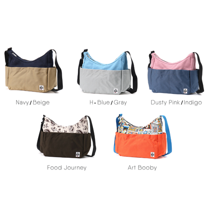 Preppy Shoulder Bag Sweat Nylon l CHUMS