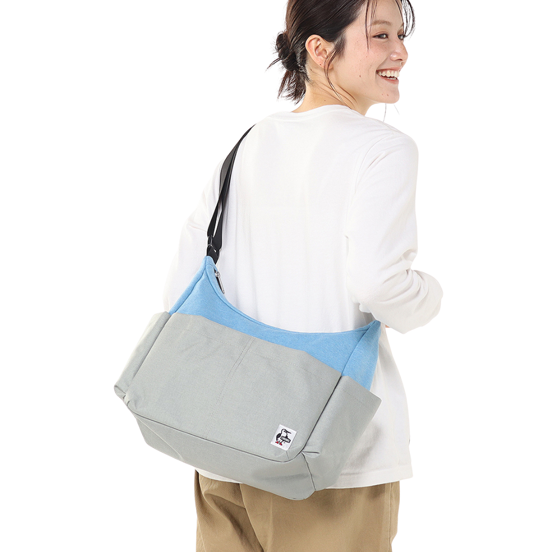 Preppy Shoulder Bag Sweat Nylon l CHUMS