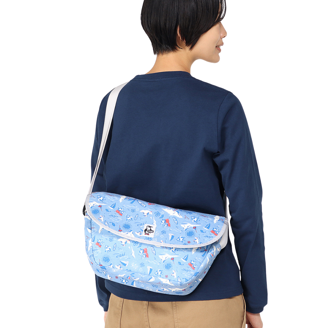 Round Flap Shoulder Bag Sweat l CHUMS