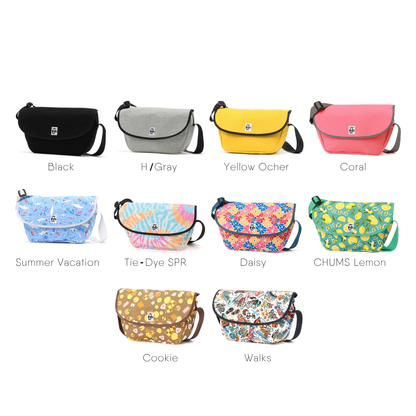 Round Flap Shoulder Bag Sweat l CHUMS