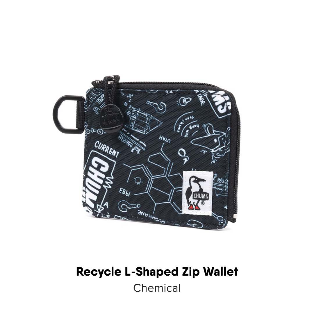 Recycle L-Shaped Zip Wallet | CHUMS
