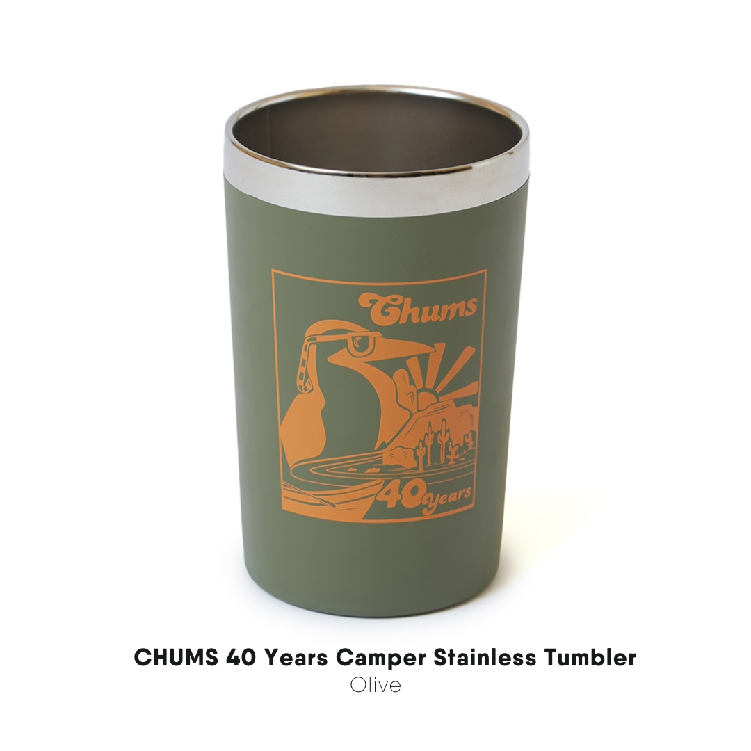 CHUMS 40 Years Camper Stainless Tumbler | CHUMS