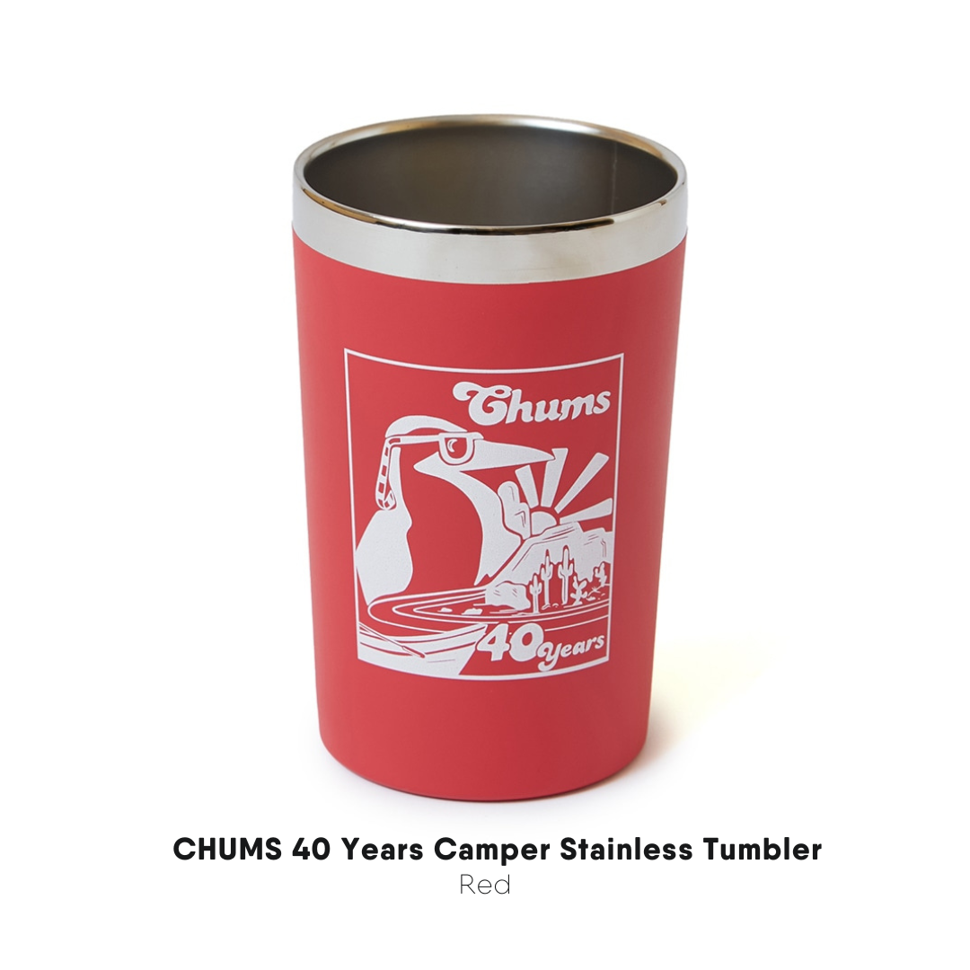 CHUMS 40 Years Camper Stainless Tumbler | CHUMS