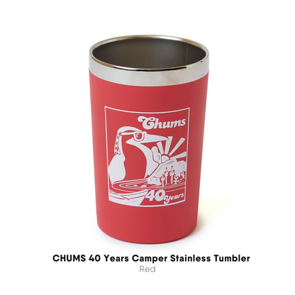 CHUMS 40 Years Camper Stainless Tumbler | CHUMS