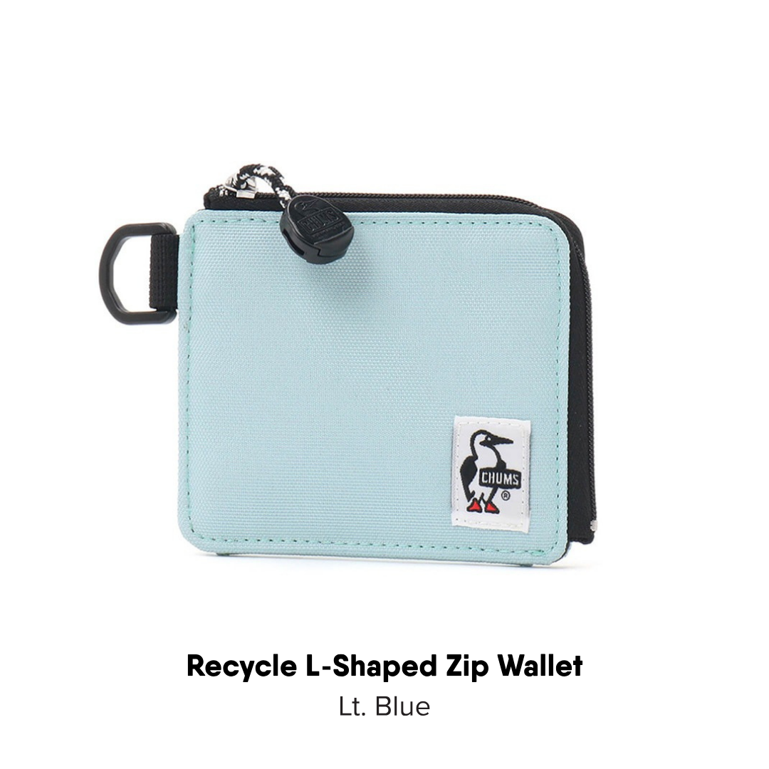 Recycle L-Shaped Zip Wallet | CHUMS