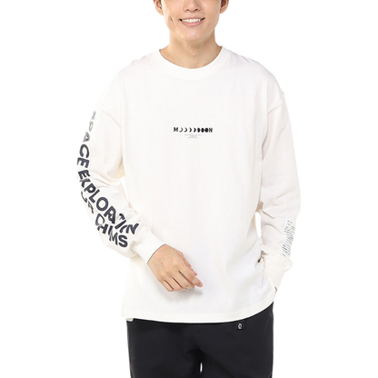 Space Booby Moon Brushed L/S T-Shirt | CHUMS