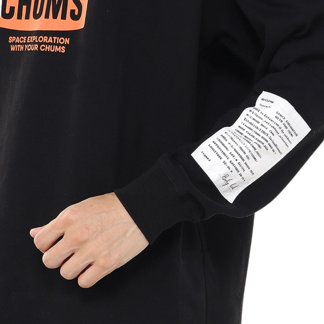 Space Booby Brushed L/S T-Shirt | CHUMS